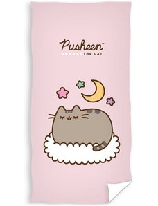 Carbotex Bavlněná osuška kočička Pusheen - motiv Snění - 100% bavlna - 70 x 140 cm