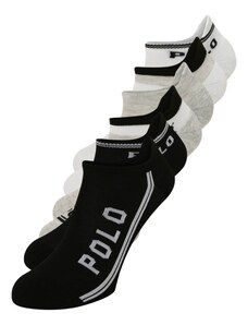 Polo Ralph Lauren Ponožky světle šedá / černá / bílá