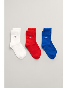 PONOŽKY 3-PACK GANT SHIELD SOCKS 3-PACK modrá 19/21