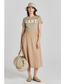 SUKNĚ GANT LIGHTWEIGHT CHINO SKIRT hnědá 34