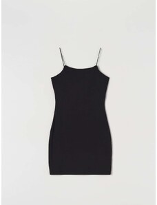 Sinsay - Mini šaty na ramínka - černá
