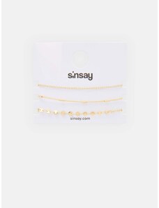 Sinsay - Sada 3 náramků - zlatá