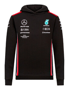 F1 official merchandise Mercedes AMG Petronas F1 dětská týmová mikina s kapucí AMG - 116 CM
