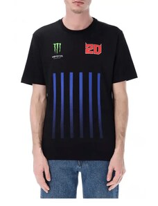 GP racing apparel Triko Fabio Quartararo Monster Energy Stripes černé