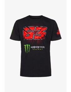 VR46 official merchandising Francesco Bagnaia triko Monster Energy černé 63 - M