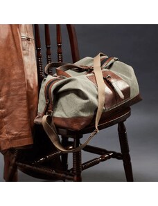 Bagind Tahaj - unisex látková cestovní taška, ruční výroba, český design