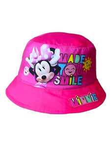 Minnie Mouse plážový klobouček tmavě růžový