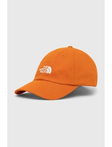 Kšiltovka The North Face Norm Hat oranžová barva, s aplikací, NF0A7WHOPCO1
