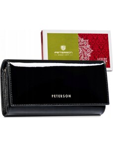 Dámská kožená peněženka Peterson BC-490 černá