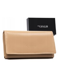 Dámská kožená peněženka Cavaldi RD-23-GCL béžová