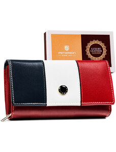 Dámská kožená peněženka Peterson RD-07-GCL 3669 červená