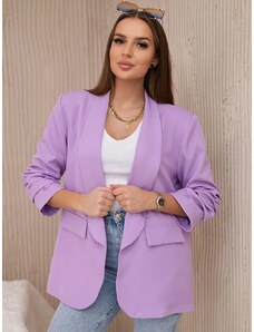 Dámské elegantní sako v lila-fialové barvě