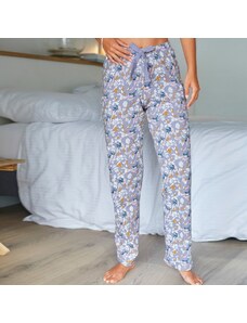 Blancheporte Pyžamové kalhoty s potiskem "okvětních lístků" potisk lila 42/44