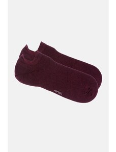 Avva Men's Claret Red Sneaker Socks
