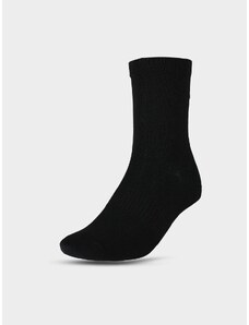 4F Cyklistické ponožky nad kotník unisex - černé