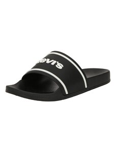LEVI'S  Pantofle 'JUNE 3D' černá / bílá