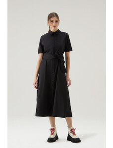 ŠATY WOOLRICH BELTED POPLIN SHIRT DRESS