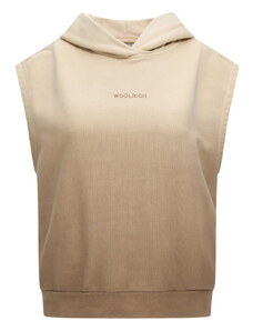 MIKINA WOOLRICH DIP DYE SLEEVELESS HOODIE