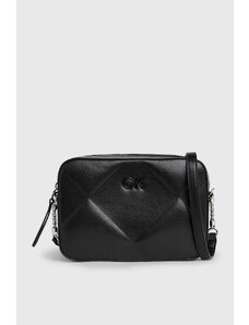 Calvin Klein Quilted kabelka - černá