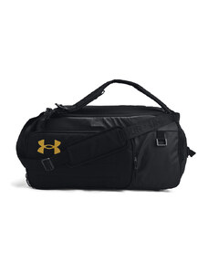 Under Armour Contain Duo MD Backpack Duffle | Black/Metallic Gold