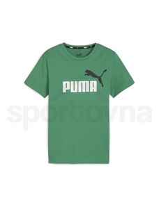 Tričko Puma ESS+ 2 Col Logo Tee J 58698576 - archive green 128