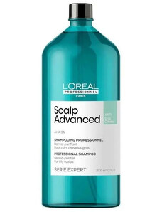 LOREAL L´ORÉAL Scalp Advanced Anti-Oiliness Dermo-Purifier Shampoo 1500ml - šampon na mastné vlasy
