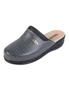 Buxa MED10 Dámská zdravotní obuv černá s bílým puntíkem