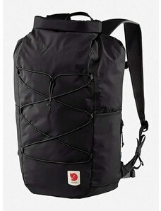 Batoh Fjallraven černá barva, velký, hladký, F23224.550-550