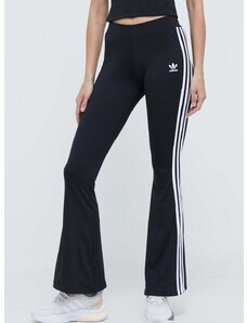 Tepláky adidas Originals Flared Leggings černá barva, s aplikací, IN1100