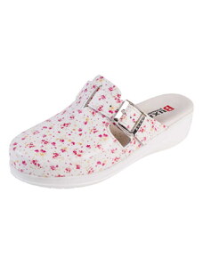 Buxa MED20 Dámská zdravotní obuv růžová květinová