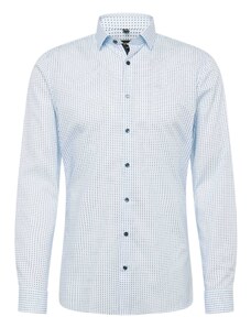 OLYMP Společenská košile pastelová modrá / černá