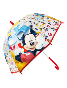 Euroswan Dětský deštník průhledný Mickey Mouse 349