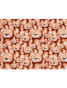 Minky s 3D puntíky medvídek