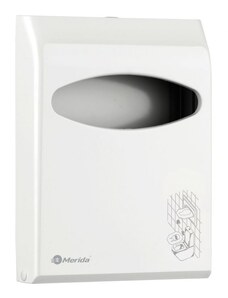 Zásobník hygienických podložek na WC Merida plastový bílý
