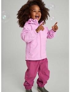 Dětská nepromokavá bunda Reima Kallahti růžová barva
