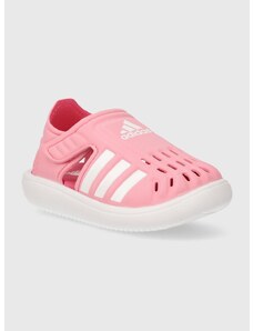 Dětské boty do vody adidas WATER SANDAL I růžová barva