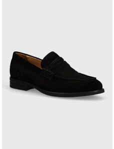 Semišové mokasíny Vagabond Shoemakers MARIO pánské, černá barva, 4961-040-20