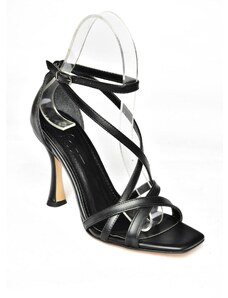 Fox Shoes S569815309 Black Thin Heel Women's Evening Dress Shoes