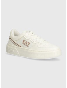 Sneakers boty EA7 Emporio Armani béžová barva