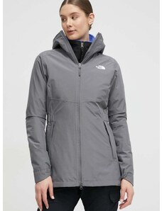 Outdoorová bunda The North Face Hikesteller Parka Shell šedá barva, NF0A3BVI0UZ1