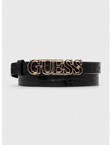 Pásek Guess SESTRI dámský, černá barva, BW9092 P4220