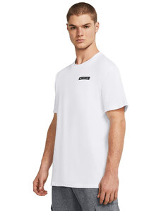 Pánské tričko Under Armour Hw Armour Label Ss White 100