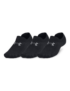 Pánské ponožky Under Armour Essential Ultralowtab 3-Pack Black 001