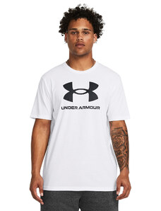 Pánské tričko Under Armour Sportstyle Logo Update Ss White 100