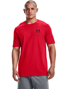 Pánské tričko Under Armour Sportstyle Lc Ss Red