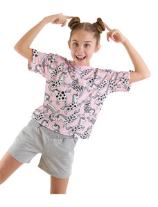 mshb&g Unicorn Gang Girls Kids T-Shirt Shorts Set