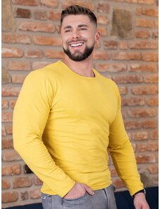 VERSABE Jednobarevné sportovní triko s dlouhým rukávem VSB yellow