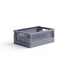 Skládací přepravka mini Made Crate - blue grey