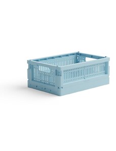 Skládací přepravka mini Made Crate - crystal blue
