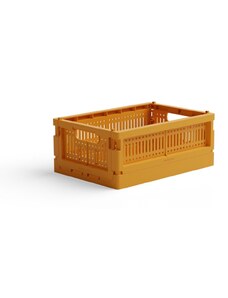 Skládací přepravka mini Made Crate - mustard